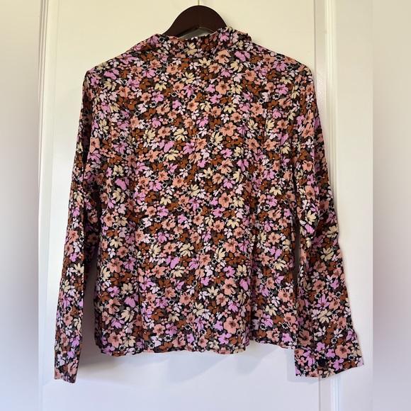 Saltwater LUXE Floral Two-piece Outfit Long Sleeve blouse with Shorts NWT - Picture 7 of 12